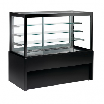 Vitrine panoramique pâtisserie viennoiserie neutre